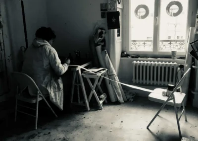 ATHANOR, Photo de séance d'atelier d'art thérapie
